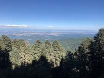 View from Marys Peak in Corvallis Oregon 