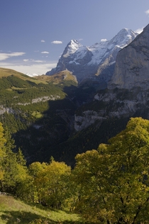 View from Mrren Switzerland 