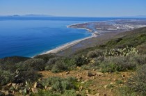 View from Mugu Peak Malibu California  OC
