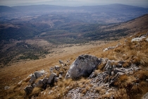 View from Rtanj mountain Serbia Europe 
