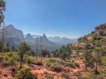 View from Soldier Pass Trail in Sedona Arizona 