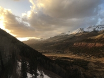 View from the gondola coming into Telluride CO 