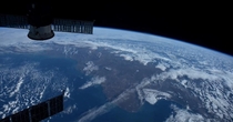 View from the iss International space Station right now