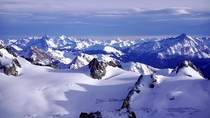 View from the Mont Blanc France m 
