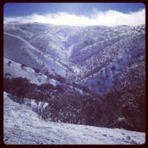 View from the orchard Mt Hotham Australia taken from iPhone 