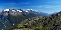View from the Routeburn Track in New Zealand 