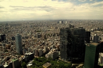 View from the th floor of Tokyo Metropolitan Government Office 