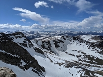 View from the top of Mt Evans CO Totally worth the  mile hike 
