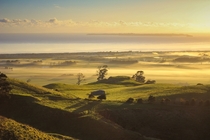 View from the top of the Papamoa Hills New Zealand 