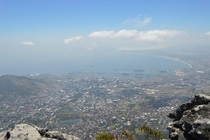View of Cape Town South Africa from Table Mountain OC 