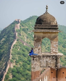 View of Jaigarh fort of Jaipur City