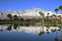 View of Mount San Jacinto from Palm Springs California  x-post from rpics