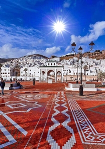 View of the medina in Tetouan Morocco