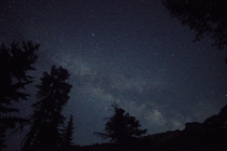View of the Stars from Mt Rainier National Park