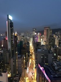View of Wan Chai Hong Kong