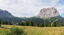 View on the valley in Dolomites Italy  IG aleksandar_hajdukovic