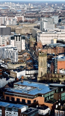 View over Renshaw Street Liverpool UK 