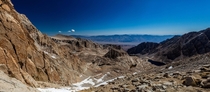 View to the East from Trail Crest on the Mount Whitney Trail 