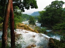 Views of the Xanil River Chiapas Mexico 