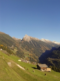 Village of Brandberg in Tyrol Austria 
