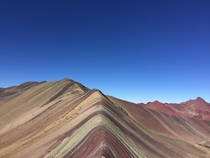 Vinicunca Rainbow Mountain was worth getting up at  am for 
