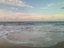 Virginia Beach tonight at dusk taken through my Rayban lense