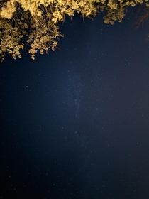 Virginia night sky with astrophotography on a Pixel a