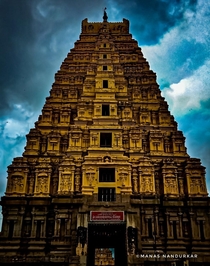 Virupaksha temple complexRuins of HampiKarnatakaIndia 
