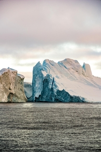 Visit Greenland had the tagline Rough Real Remote a few years back and I think these colliding icebergs embody that Ilulissat Greenland 