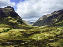 Visited Scotland last week was blown away by the beauty of Glen Coe 