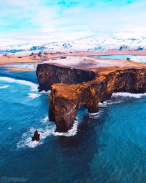 Volcanic Cliffs  - Dyrhlaey South Iceland  - Instagram hrdur