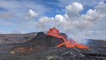 Volcanic eruption in Geldingadalur Iceland  x  