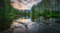 Volkhov River Russia by Mikko Leinonen 