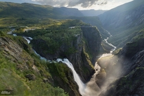 Vringsfossen Norway You can almost see the trolls and elves from here  photo by Justus Steinfeldt