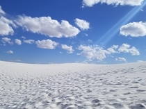 Was inspired to share a different view of Whitesands NM 