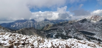 Wasatch MountainsRed Pine Lakes from Pfeifferhorn 