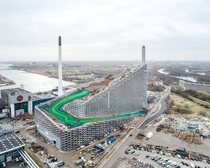 Waste incinerator with its own ski slope - Copenhagen Denmark 