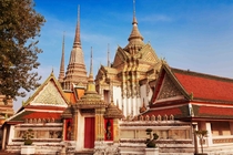 Wat Pho Wat Phra Chetuphon Vimolmangklararm Rajwaramahaviharn Bangkok Thailand 