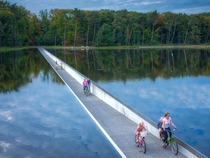 Water Bridge in Genk Belgium - Landezine International Landscape Award