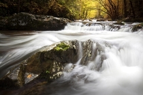 Water flowing through Tennessees Smoky Mountains after a rainy two weeks Photo by Chris Hatfield 