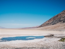 Water in Death Valley CA USA 