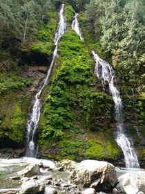 Waterfall at Boulder River Washington state 