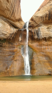 Waterfall in Escalante National Park Utah  OC