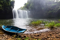 Waterfall in Pakse Laos 