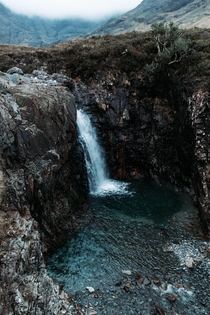 Waterfall on the Isle of Skye Scotland 