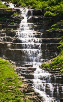 Waterfalls at Glacier National Park 