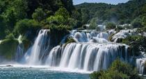 Waterfalls Krka National Park Croatia 