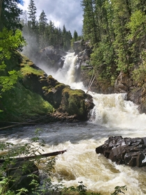Waterfalls nears Shuswap Lake BC  OC