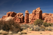 We are seeing Just The Tip of Arches National Parks many phallic rocks 