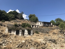 We took a drive up a mountain in Greece last summer The drive was terrifying and took  hours Id never do it again But Im glad we did it once as at the top was a whole abandoned village Some of the houses still had possessions inside